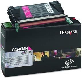 img 1 attached to 🖨️ Efficient Lexmark C5240MH High Yield Return Program Laser Toner: Magenta, 5k Yld for Lexmark C524/C532/C534