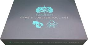 img 3 attached to 🔧 Seafood Tool Set - Toadfish Crab & Lobster - Includes 2 Shell Crackers/Cutters & 4 Seafood Forks/Picks