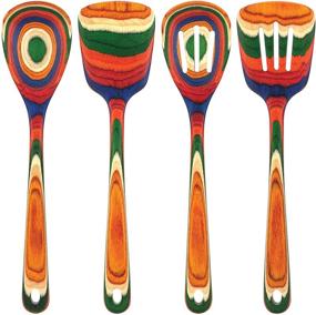 img 4 attached to 🍳 Baltique Marrakesh Collection 4 Piece Cooking Utensil Set: Nonstick Safe and Efficient