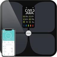 📊 lescale large display weight scale: accurate body fat scale with bmi, heart rate, and body composition analysis, syncs with fitness app logo