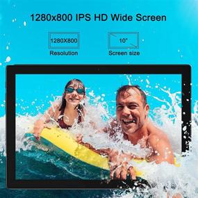 img 2 attached to 📱 High-Performance 10 Inch Android Tablet 2021 with Octa-Core Processor, 2GB RAM, and 32GB ROM - Gray, 13MP Camera, Bluetooth 5.0, 2.4G&5G Wi-Fi, GPS, Metal Body Included