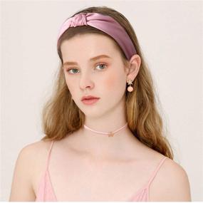 img 2 attached to 👩 10-Pack TOBATOBA Solid Color Wide Knot Headbands for Women - Stylish and Elastic Hair Accessories