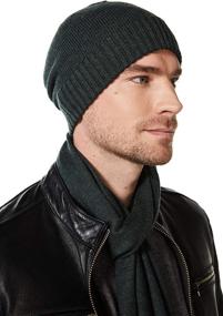 img 1 attached to 🧢 EU REKA 100% Merino Wool Beanie Hat for Men - Optimal Skullies Watch Cap