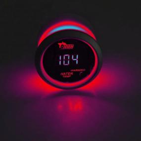 img 3 attached to 🚗 ESUPPORT Car 2'' 52mm Digital Water Temp Gauge Red LED Fahrenheit F: Accurate Temperature Readings On-the-Go