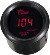 🚗 esupport car 2'' 52mm digital water temp gauge red led fahrenheit f: accurate temperature readings on-the-go logo