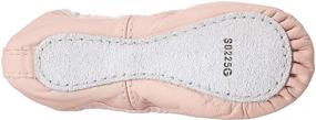 img 1 attached to 🩰 Bloch Girls' Bunnyhop Full Sole Leather Ballet Slipper/Shoe for Dance