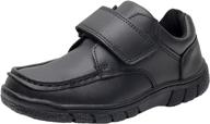 👞 comfortable ahannie boys soft school uniform shoes: oxford dress shoe for kids (toddler/little kid/big kid) logo