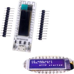 img 2 attached to 📟 HiLetgo 0.91" ESP8266 OLED Display WiFi Kit: 0.91 Inch OLED ESP8266 WiFi Development Board with CP2102 - Ideal for Arduino IDE, NodeMCU LUA, and IOT Support