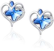 hypoallergenic butterfly earrings: stylish sterling silver jewelry for sensitive girls logo