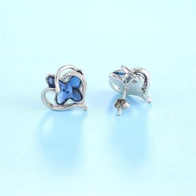 img 3 attached to Hypoallergenic Butterfly Earrings: Stylish Sterling Silver Jewelry for Sensitive Girls