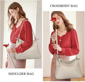 img 3 attached to Shoulder Handbags Crossbody O173E Black Women's Handbags & Wallets and Hobo Bags