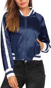 img 4 attached to 👚 Zeagoo Women's Classic Striped Fashion Collection: Trendy Clothing, Coats, Jackets & Vests