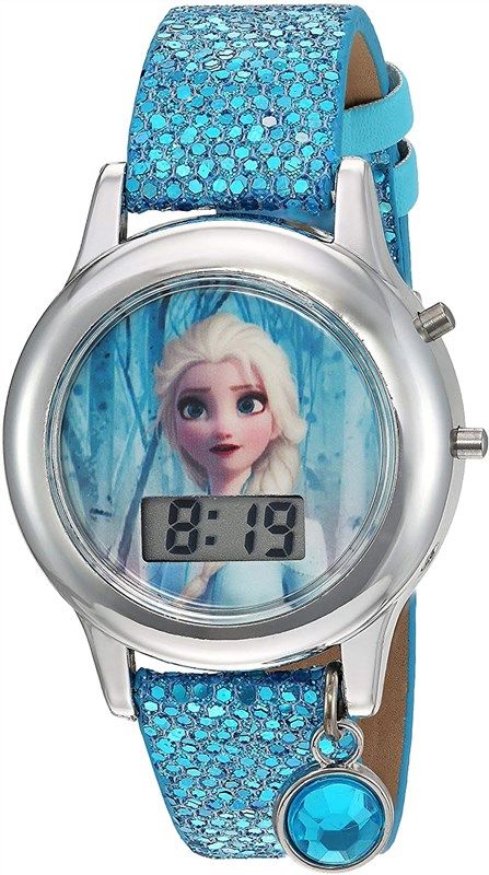 frozen girls quartz plastic turquoise 로고