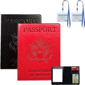 img 4 attached to Redify Passport Vaccine Documents Protector