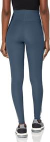 img 2 attached to 👖 adidas Women's Designed 2 Move 3-Stripes High-Rise Long Tights: Comfortable & Stylish Workout Leggings