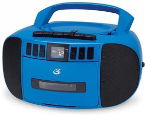 img 3 attached to 🎵 Blue GPX BCA209BU Portable Boombox with CD and Cassette Player: Enhancing FM/AM Functionality