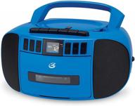 🎵 blue gpx bca209bu portable boombox with cd and cassette player: enhancing fm/am functionality logo