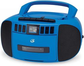 img 4 attached to 🎵 Blue GPX BCA209BU Portable Boombox with CD and Cassette Player: Enhancing FM/AM Functionality