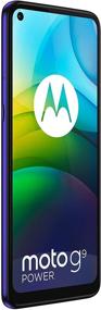 img 2 attached to 📱 Motorola Moto G9 Power Dual-SIM Android Smartphone, 4G LTE, International Version (Non-US Warranty), 128GB ROM + 4GB RAM, Electric Violet - Unlocked GSM