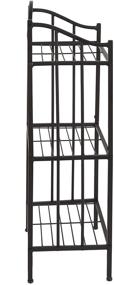 img 1 attached to Silverwood Bathroom Floor Shelf in Oil Rubbed Bronze - 14.5w x 11d x 36h: Stylish and Functional Storage Solution