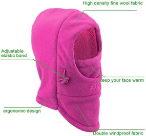 img 1 attached to 🧒 AMYIPO Kids' Windproof Weather Balaclava - Boys' Accessory for Ultimate Protection