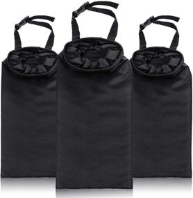 img 4 attached to 🚗 Convenient Car Trash Bags: Hanging, Detachable, Ideal for Traveling, Home & Outdoor Use – Set of 3 Car Storage Bags