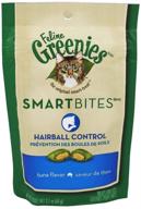 🐱 умные корма для кошек smartbite hairball control с тунцом от greenies логотип