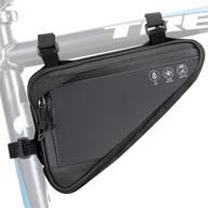 🚲 enhance your bike's storage with wotow water resistant reflective triangle handlebar top tube bag: ideal for mountain and road bikes logo