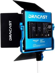 img 1 attached to 💡 Dracast S-Series LED500 Bi-Color w/NP-F Battery Plates (DRSP500BN) - Blue: Powerful Lighting Solution for Versatile Illumination