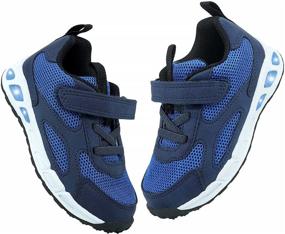 img 4 attached to 👟 Light Toddler Girls' Skywheel Sneakers - Boys' Shoes