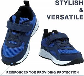 img 1 attached to 👟 Light Toddler Girls' Skywheel Sneakers - Boys' Shoes