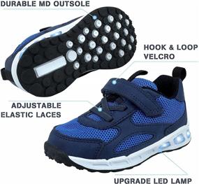 img 3 attached to 👟 Light Toddler Girls' Skywheel Sneakers - Boys' Shoes