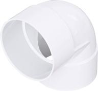 🚰 nds 6p02 pvc 90-degree elbow solvent weld fitting, 6-inch, white - reliable plumbing component for seamless installations logo
