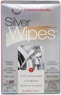 💎 connoisseurs silver wipes: efficient cleaning for silverware & jewelry - 10 count logo