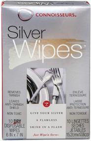 img 4 attached to 💎 Connoisseurs Silver Wipes: Efficient Cleaning for Silverware & Jewelry - 10 Count