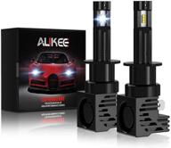 💡 aukee h1 led bulb 12000 lumens 6000k 60 watts super bright all-in-one headlight conversion kit logo