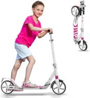 top-rated scooters for teens and adults: double suspension, adjustable 🛴 handlebars, 2 big wheels, quick release folding system - perfect gift selection! logo