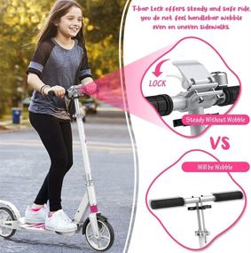 img 1 attached to Top-rated Scooters for Teens and Adults: Double Suspension, Adjustable 🛴 Handlebars, 2 Big Wheels, Quick Release Folding System - Perfect Gift Selection!