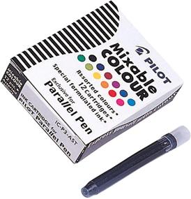 img 1 attached to Pilot Parallel Calligraphy Pen Refill Pack - Set of 12 Vibrant Colors