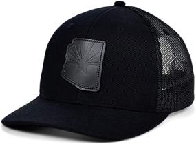 img 4 attached to Local Crowns Arizona Leather Snapback Sports & Fitness in Team Sports