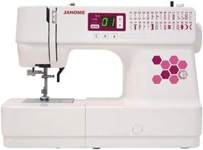 img 4 attached to Janome Sewing Machine, White: The Perfect Companion for Stylish Stitching