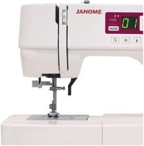 img 1 attached to Janome Sewing Machine, White: The Perfect Companion for Stylish Stitching