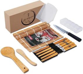 img 4 attached to 🥢 Ultimate Delamu Rolling Set: Chopsticks Spreader Included!