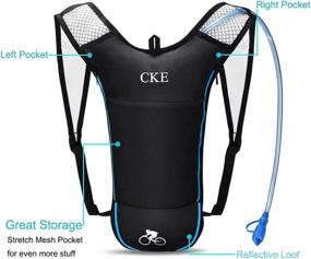 img 3 attached to CKE Hydration Backpack Bladder Climbing