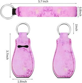 img 3 attached to Chapstick Keychain - Stylish Wristlet Keychain Accessories