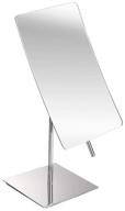 hamilton hills 5x magnified premium modern rectangle vanity makeup mirror – portable polished chrome contemporary finish, adjustable easy positioning for best luxury quality magnifying beauty mirror логотип