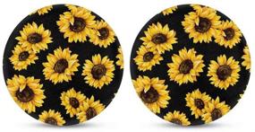 img 4 attached to GOSTONG Sunflower Universal Interior Accessories