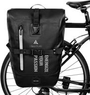 🚴 hikenture 27l waterproof bike bag: saddle panniers for rear rack trunk - efficient cycling storage and luggage solution logo