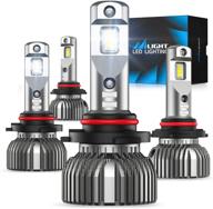 💡 nilight 9005/hb3 high beam and 9006/hb4 low beam led headlight bulbs – 70w 14000lm 6500k cool white, ip67 rated logo