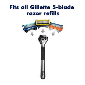img 3 attached to 🪒 Ultimate Men's Shaving Set: Gillette ProGlide Shield Premium Edition Razors - 1 Razor, 8 ProShield Blade Refills, Travel Case, and Gift Set